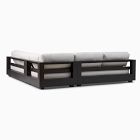 Telluride Aluminum Outdoor 3-Piece L-Shaped Sectional (113")