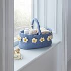 Handcrafted Felt Daisy Diaper Caddy