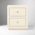 Mayson Painted Grasscloth Nightstand (18")