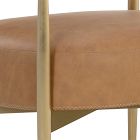 Ximena Vegan Leather Lounge Arm Chair