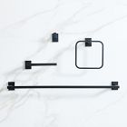 Abbington Bathroom Hardware - Matte Black