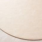 Easy-Care Round Faux Leather Placemats