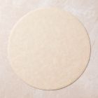 Easy-Care Round Faux Leather Placemats