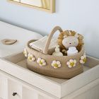 Handcrafted Felt Daisy Diaper Caddy
