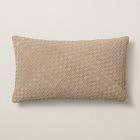 Woven Suede Pillow Cover