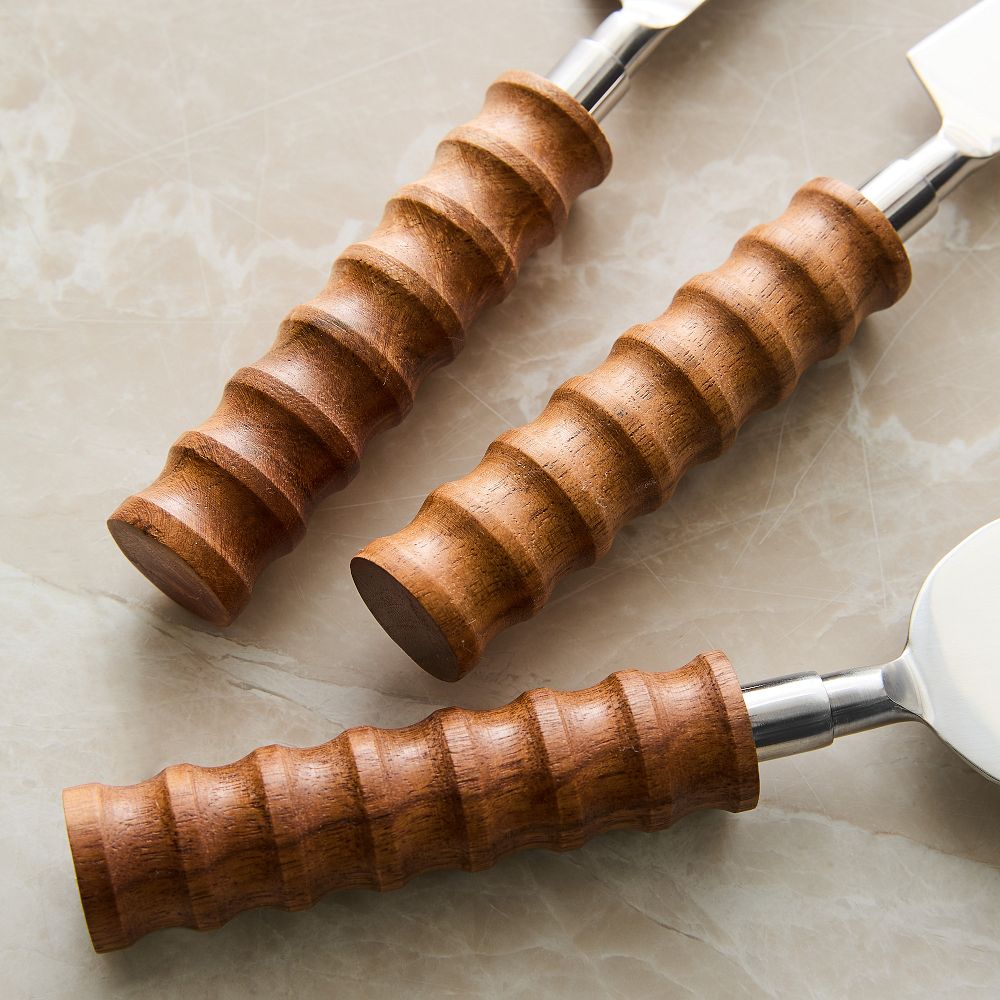Groove Cheese Knives (Set of 3)