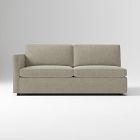 Open Box: Build Your Own Harris Sectional, Left-Arm Sleeper Sofa - Performance Distressed Velvet Dune