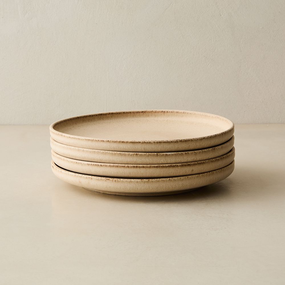 Kanto Stoneware Salad Plate Sets (Beige)