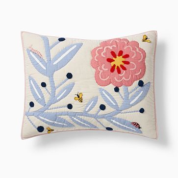 Lit enfant PABLO rose rotin et le matelas - Mobilier enfant
