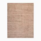 Open Box: Margaux Grid Wool Rug, 6' x 9' - Brick