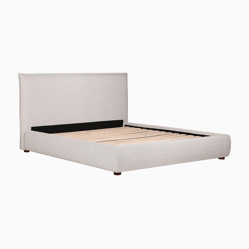 Watkins Bed, King, Light Gray
