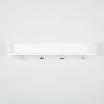 Wall Shelf w/ Hooks