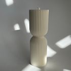 Aaram Lux Striped Column Candle