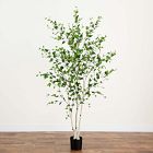 Faux Potted Birch Tree