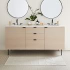 Organic Triangle Sculpted Bath Runner