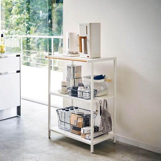 Commode, meuble de rangement en pin coloris blanc- Longueur 79 x Profondeur 40 x Hauteur 80 cm