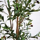 Faux Olive Tree w/ Handmade Jute Basket