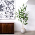 Faux Potted Birch Tree