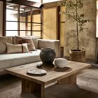 Silk Mono Stripe Lumbar Pillow Cover