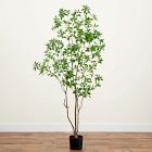 Faux Potted Minimalist Japanese Pieris Tree