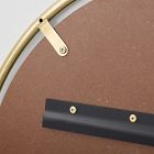 Floating Frame Metal Wall Mirror - Round