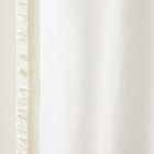 Ruffle Linen Shower Curtain