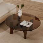Csilla Round Glass Coffee Table (42")
