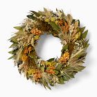 Dried Coral Breeze Wreath