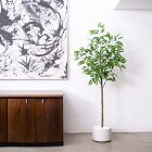 Faux Potted Greco Citrus Tree