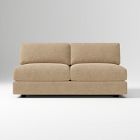 Open Box: Build Your Own Urban Sectional, Armless Double, Poly-Fill - Performance Distressed Velvet Camel