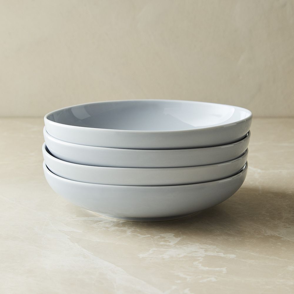 Chambray: Organic Porcelain Pasta Bowl Sets
