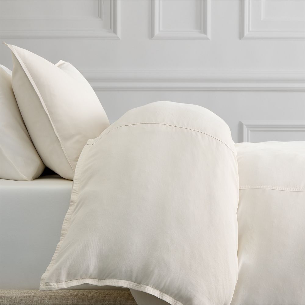 Brushed TENCEL™ Twill Duvet Cover - Full/Queen, Birch