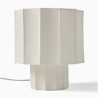 Chip and Dent:Aurora Table Lamp White Linen