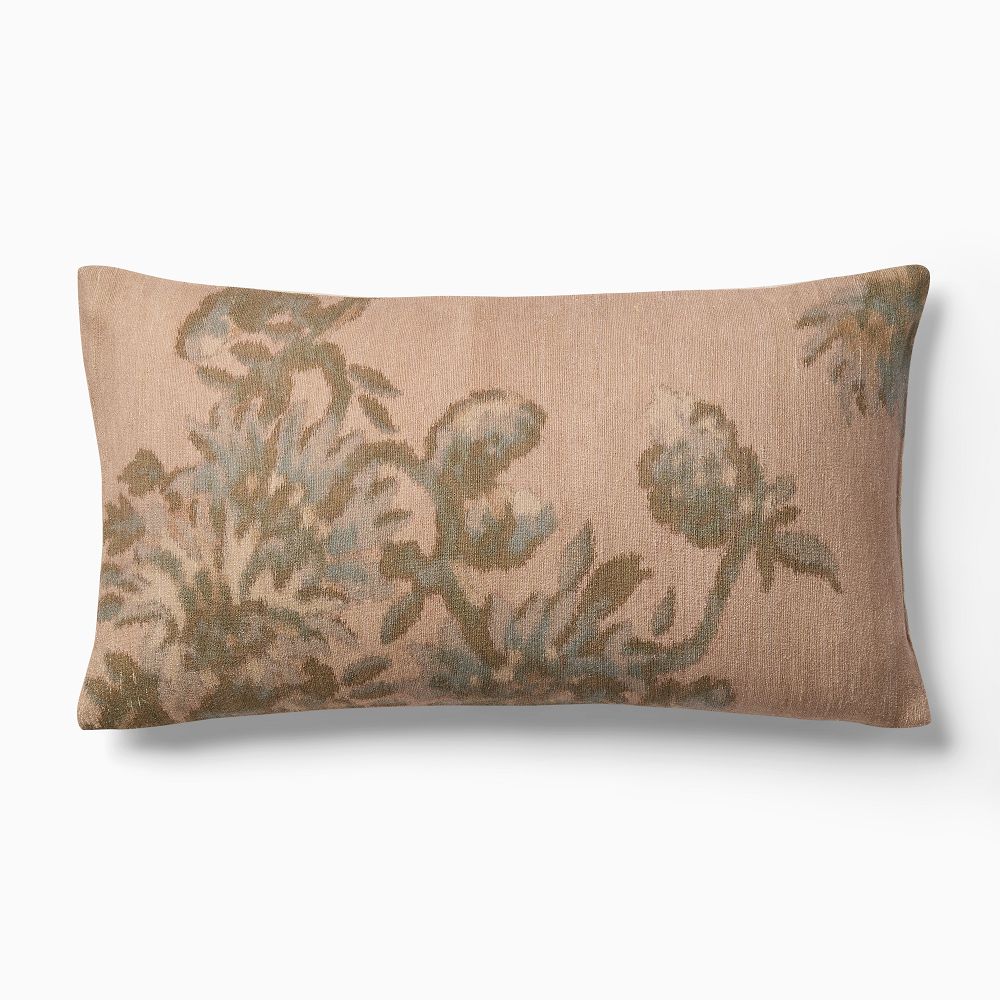 Deco Blossom Pillow Cover - 12x21, Sandstone