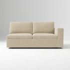 Open Box: Build Your Own Harmony Modular Petite Sectional, Right-Arm 2 Seater Sofa - Performance+ Yarn Dyed Linen Weave Sand