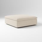 Open Box: Harmony Modular Ottoman (50"W) - Performance Distressed Velvet Sand