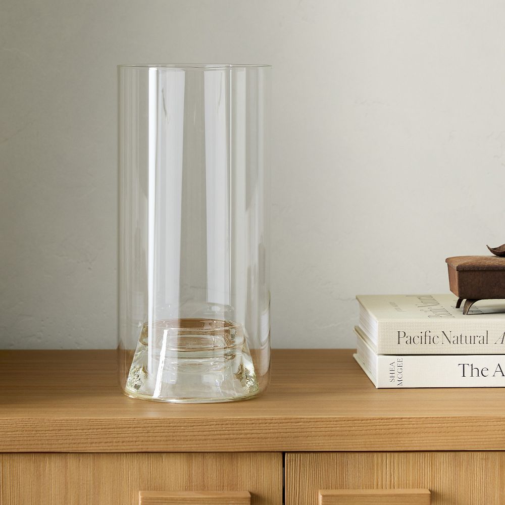 Glenda Glass Candleholders - Hurricane, 12.1 Inches