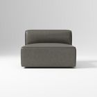 Open Box: Build Your Own Remi Modular Leather Sectional, Armless Single - Vegan Leather Cinder