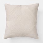 Open Box: Jute Geo Pillow Cover (20") - Alabaster