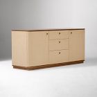 Open Box: Camille Grasscloth Buffet (60") - Toasted Oak