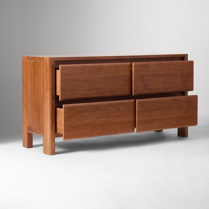 dark brown 4 drawer dresser Jenny Lind 4-Drawer Solid Wood Dresser