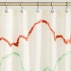 Textured Clouds Shower Curtain