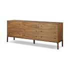 Berriman Walnut 9-Drawer Dresser (85&quot;)