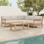 Playa Outdoor 3-Piece L-Shaped Sectional (95")