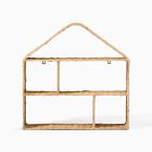 House Rattan Shelf (25")
