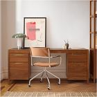 Hughes Desk with 2 File Cabinets (68")