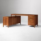 Hughes L-Shaped Desk with File &amp; Storage Cabinets (68")
