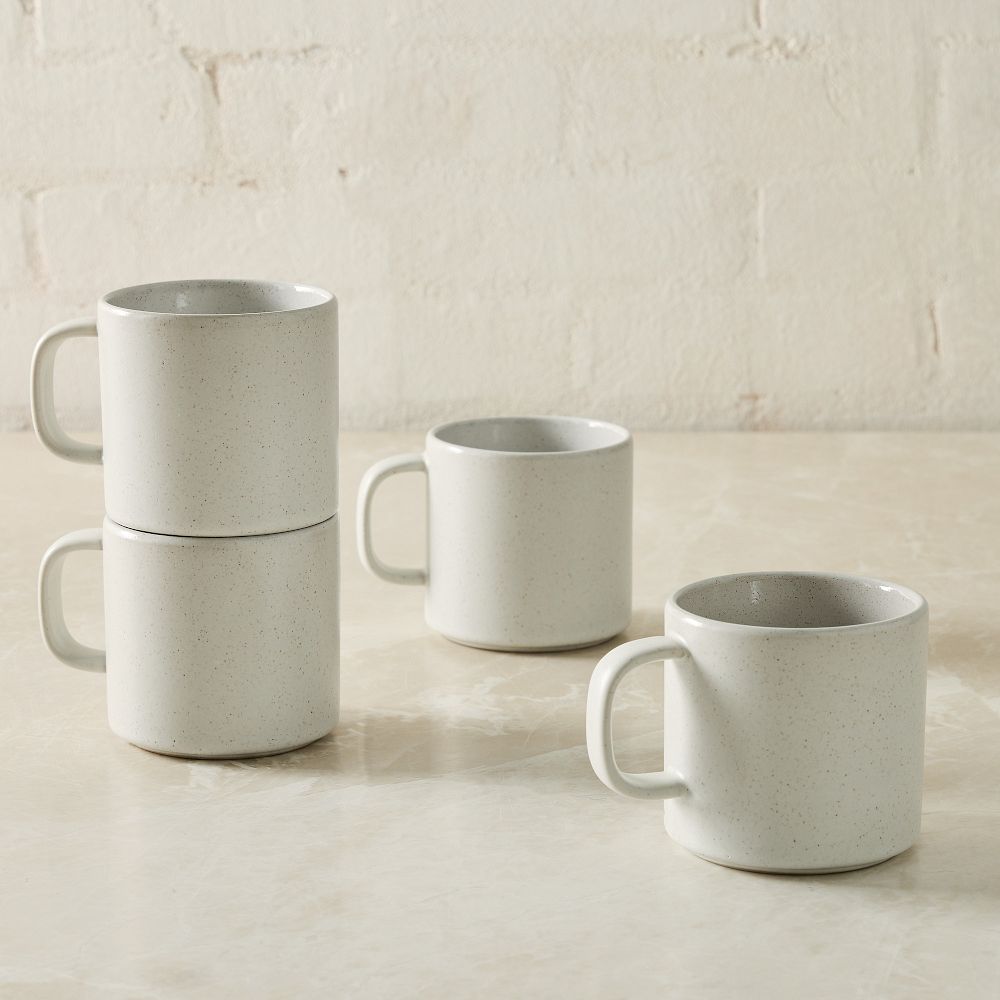 Hale Stoneware Mug Sets (white set of 8)