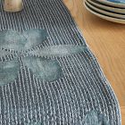 Cyanotype Floral Table Runner