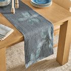 Cyanotype Floral Table Runner